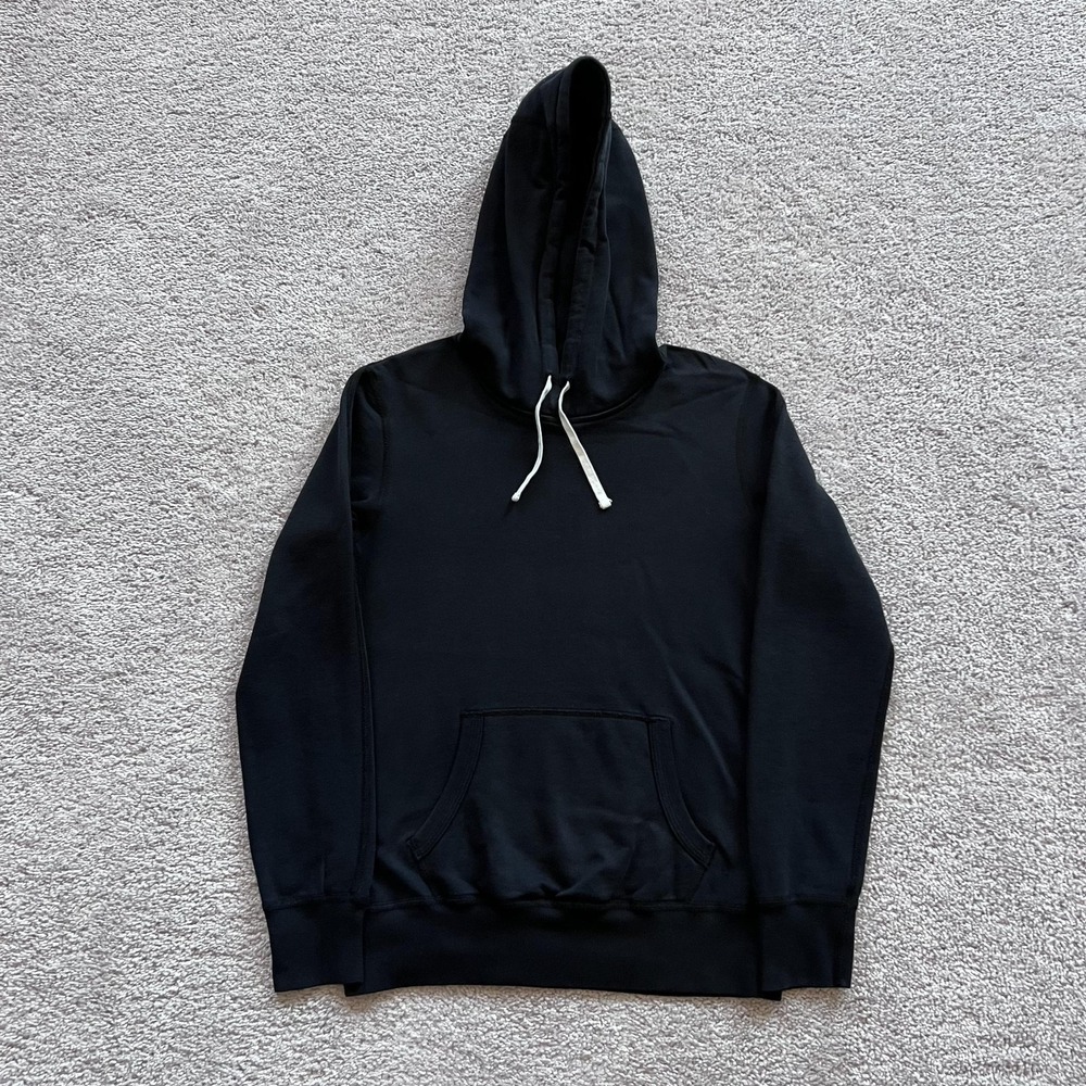 Reigning Champ Midweight Terry Pima Cotton Hoodie Mens Small Navy Pullover